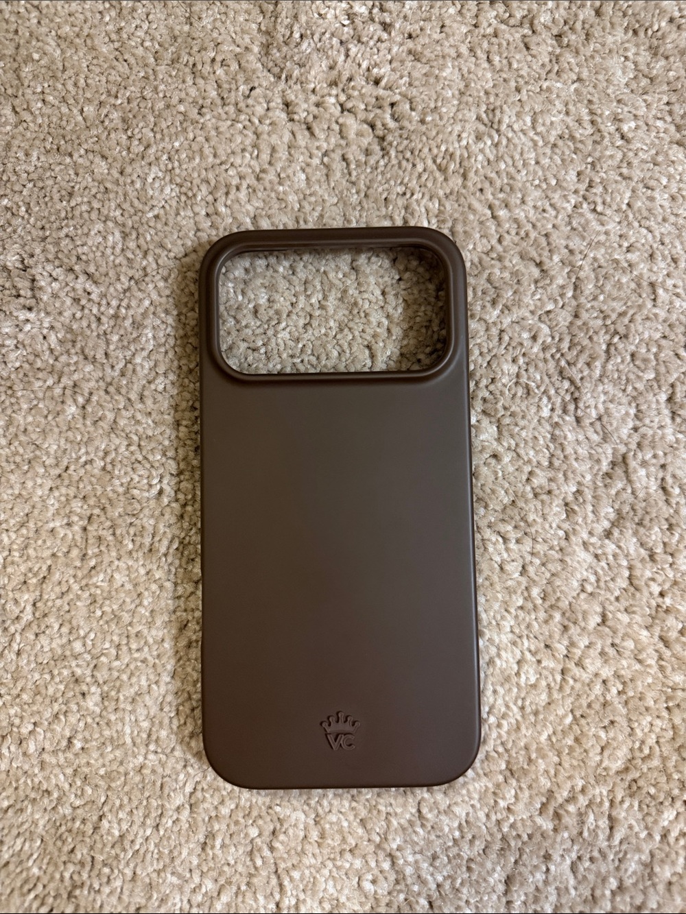 iPhone 17 pro max Velvet Caviar phone case in Dark Brown
